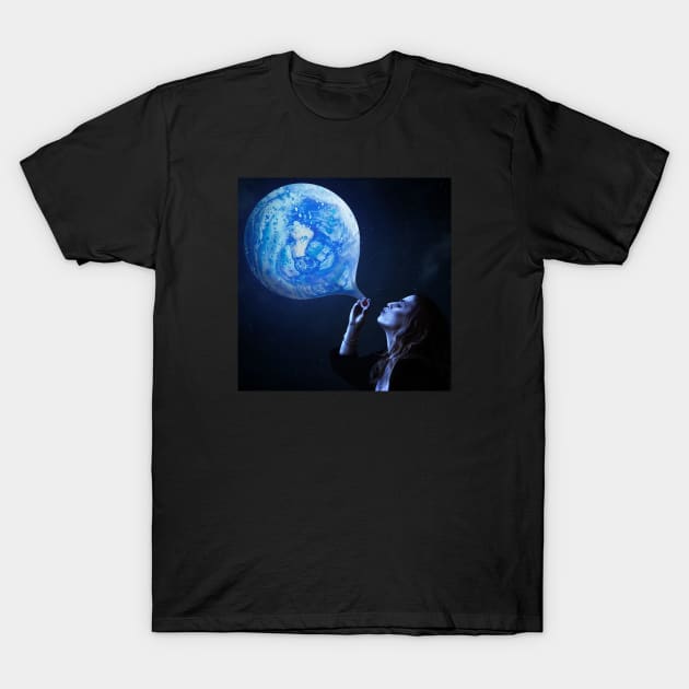 Soap Bubble T-Shirt by PlanetWhatIf